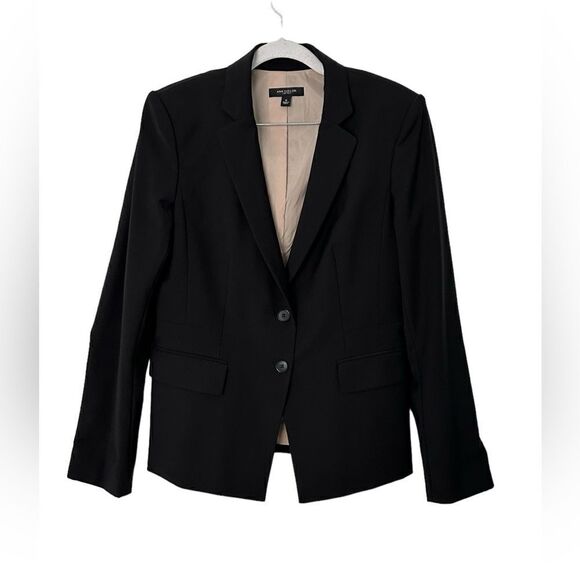Ann Taylor Black Wool 2-Button Blazer| Size 8 - Picture 7 of 10